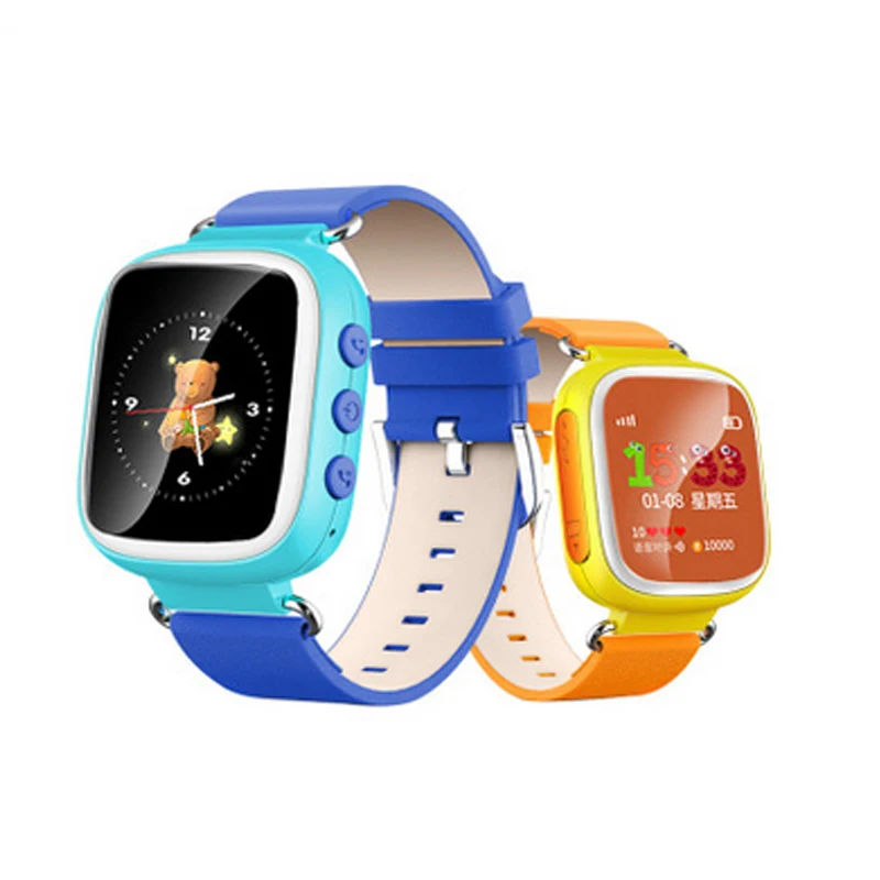 Детская Безопасности Смарт часы тип кнопки GPS фунтов GPRS позиционирования SOS 1.44
