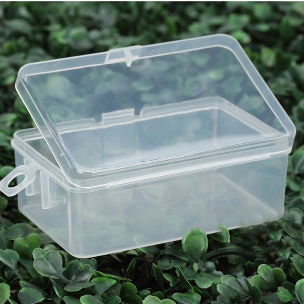 Новая прямоугольная маленькая коробка R555 прозрачная пластиковая упаковочная с