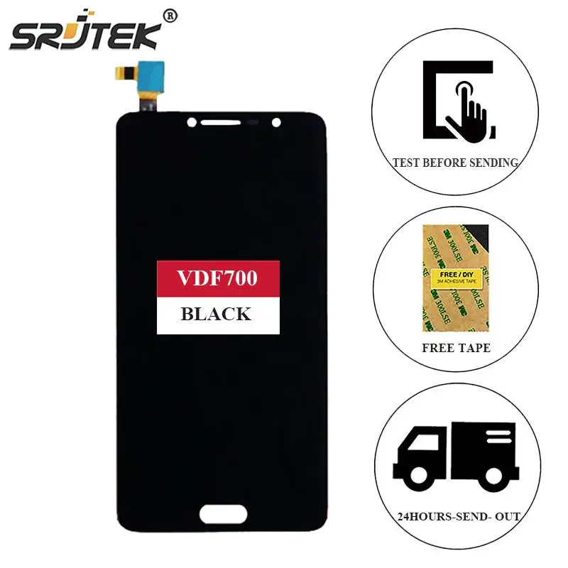 Srjtek для Alcatel Vodafone Smart Ultra 7 VF700 VDF700 VFD700 700 ЖК дисплей + сенсорный экран дигитайзер