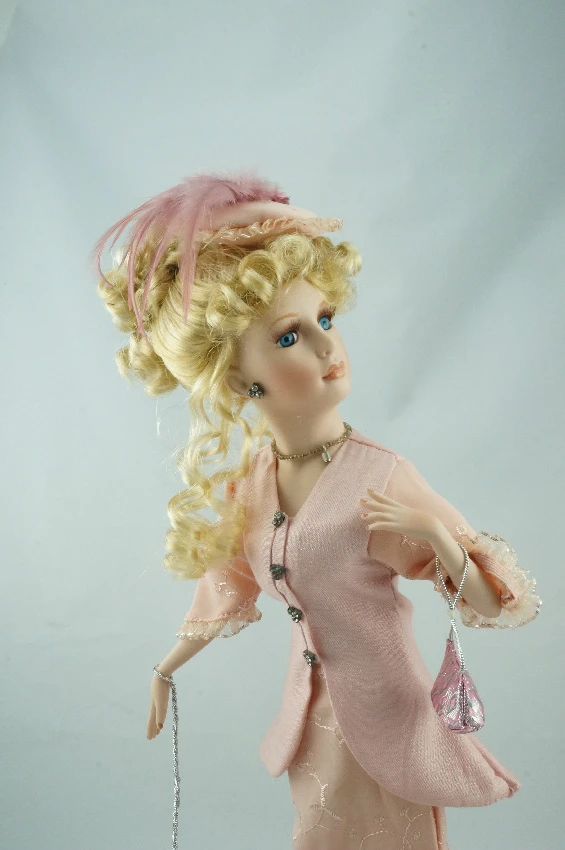 Женская кукла Cosette розовая для домашнего декора с реалистичным ангелом | Дом и сад