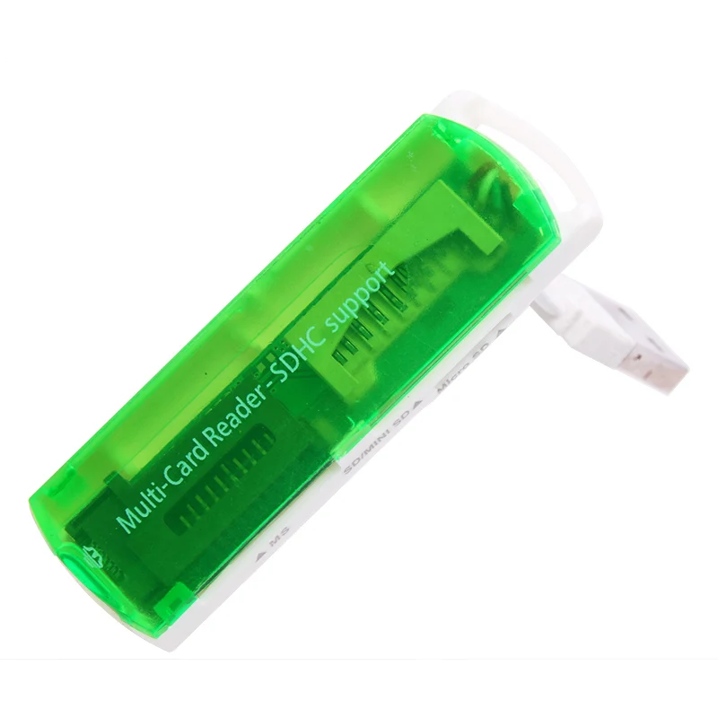 Фото SR New Hot все в 1 USB 2,0 Мульти устройство для чтения карт памяти, разъем адаптера для Micro SD MMC SDHC TF M2 карта памяти MS Duo №2