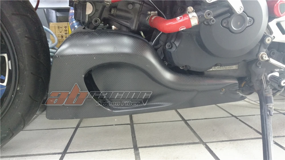 Передняя панель из углеродного волокна для Ducati Diavel 2011 15 16 100%|belly pan|ducati diaveldiavel ducati |