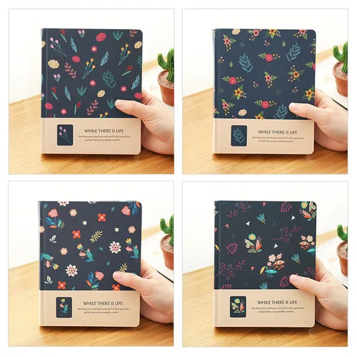 1pc Large Прекрасный креативный блокнот красивый дневник записная книжка, цветные внутренние страницы для школьников записная книжка - Цвет: 1pc Large