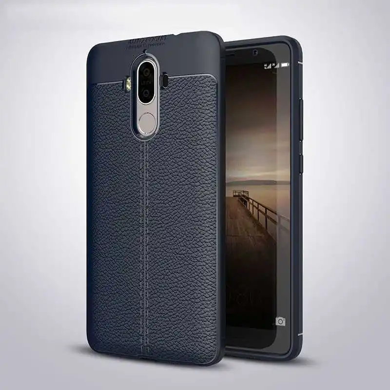 Модный противоударный мягкий чехол Mokoemi с рисунком личи 5," для huawei mate 9, чехол для huawei mate 9, чехол для телефона - Цвет: Navy Blue
