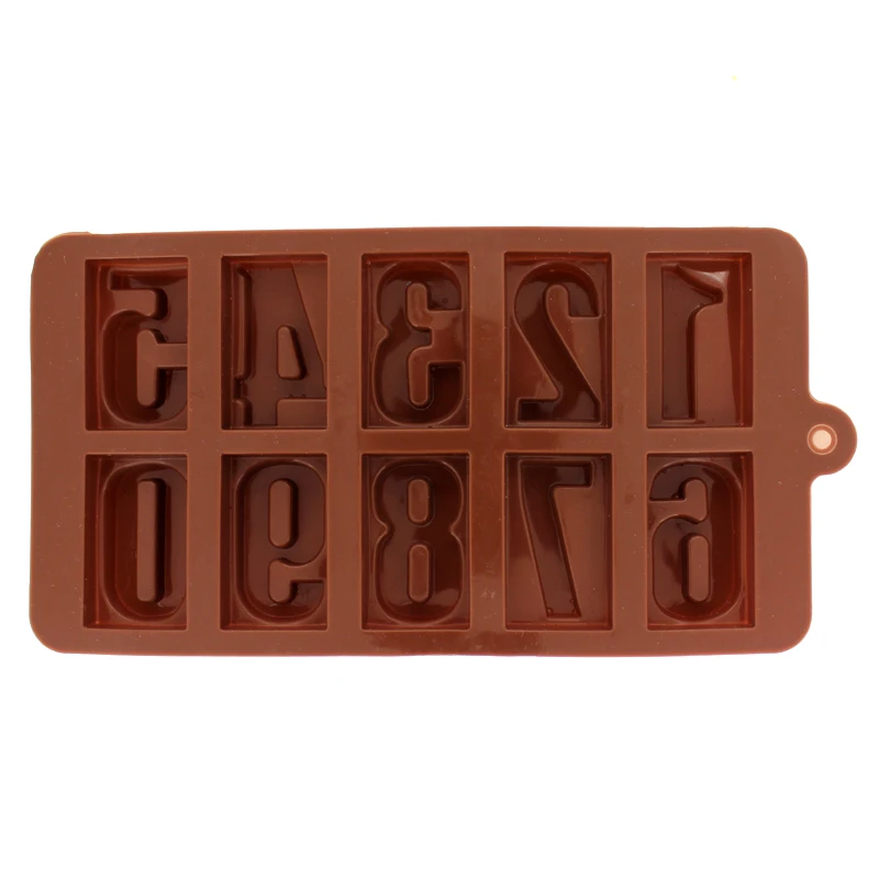 Силиконовая форма для шоколада Николь блочный Алфавит мыльная изготовления