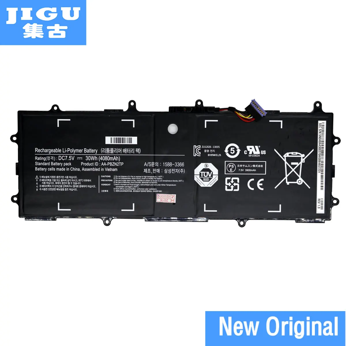 JIGU новый аккумулятор из натуральной AA PBZN2TP для Samsung Chromebook XE500T1C 905S 915S 905s3g XE303 XE303C12 7 5
