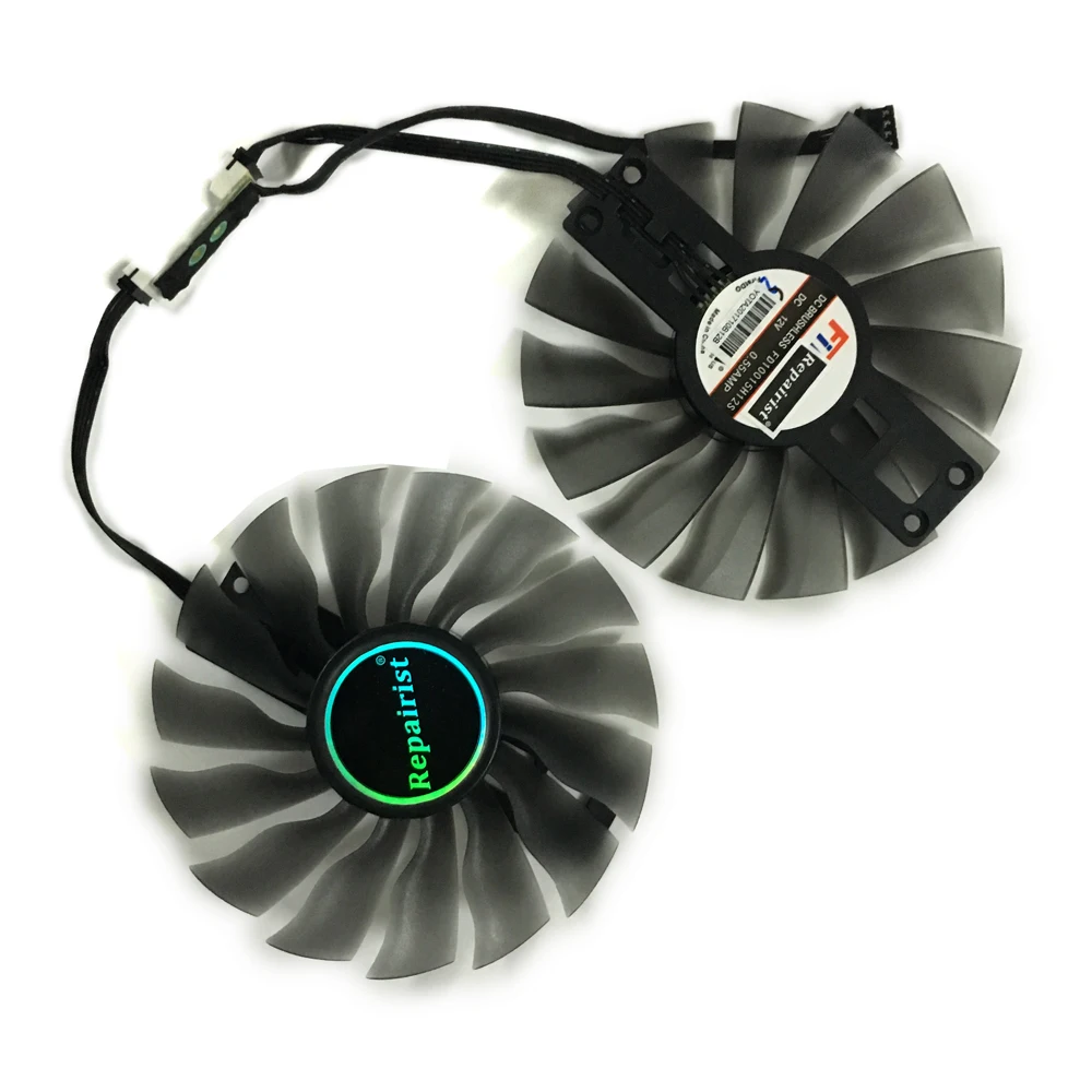 2 шт./компл. 95 мм FD10015H12S Вентилятор охлаждения GTX1080 GTX1070 GPU карты кулер для Palit