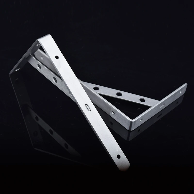 10PCS Heavy Duty Stainless Steel Wall Brackets Support Frame 20cm length Triangle Shelf Bracket Free Shipping by DHL | Обустройство