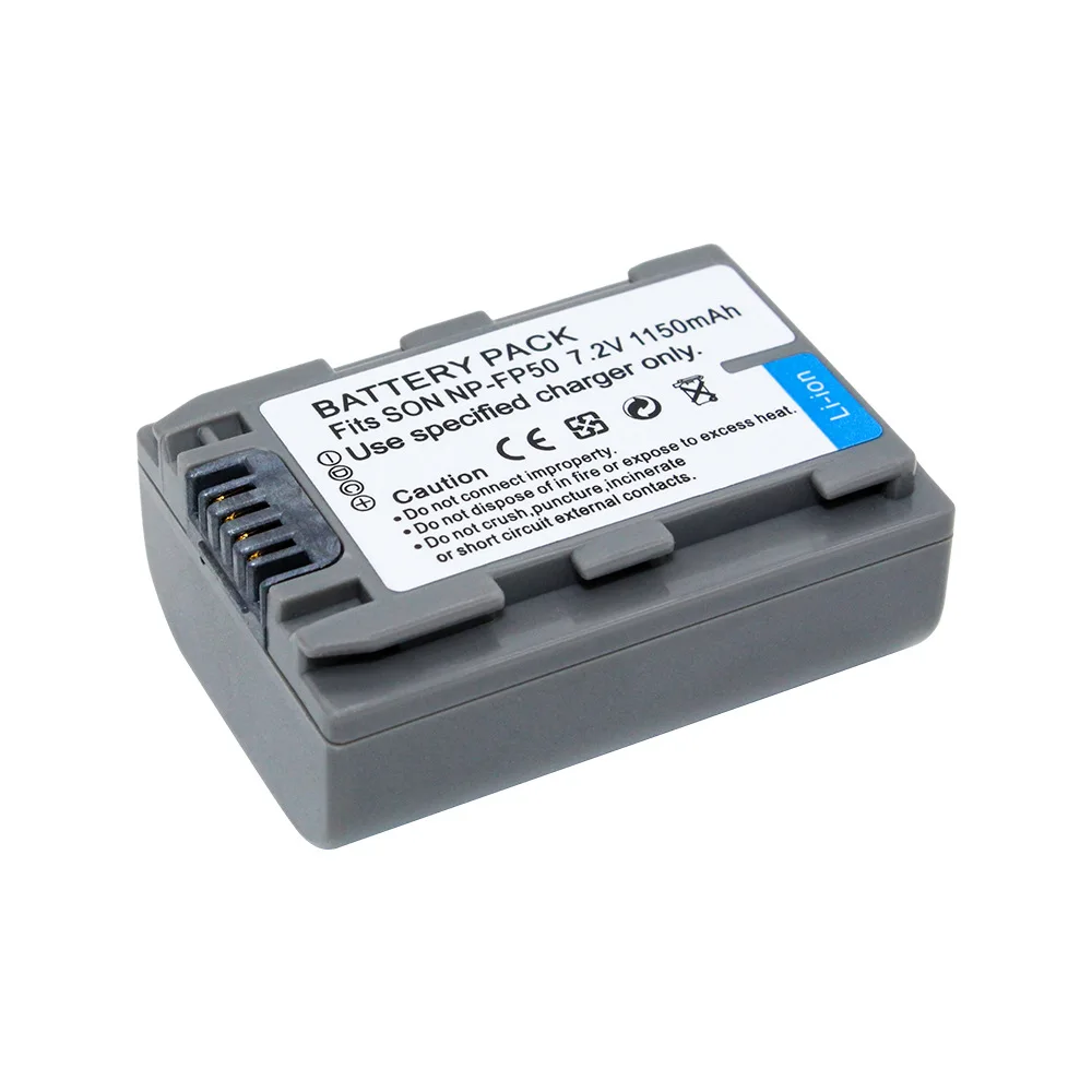 NP FP50 NPFP50 Батарея для sony DCR SX40 SX40R SX41 HDR CX105 FP30 FP51 FP60 FP70 FP71 FP90 Батарея|Цифровые