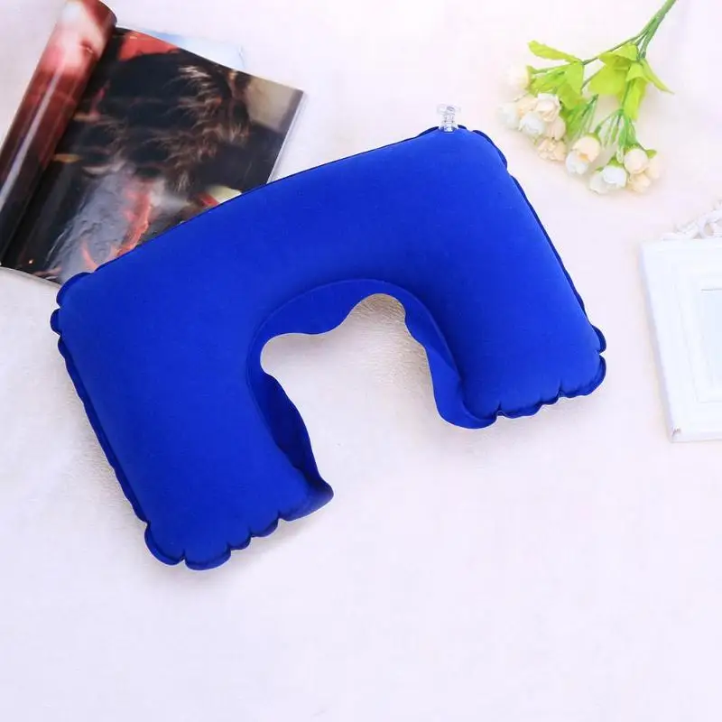 U образная подушка для путешествий надувная шея головы автомобиля отдыха и офиса