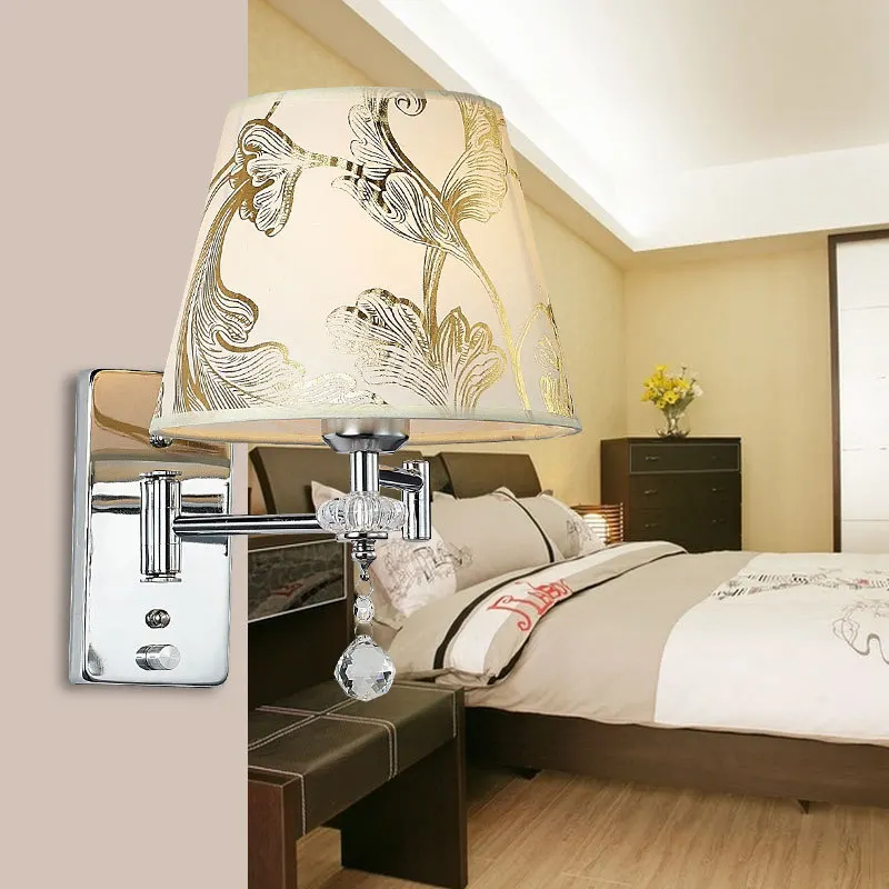 Регулируемая Вращающаяся лампа для чтения настенные бра с поворотным рычагом