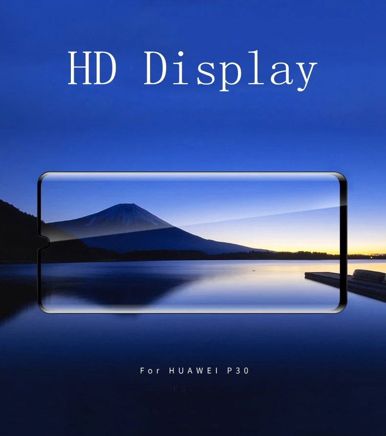2 шт 9D полное покрытие из закаленного стекла для huawei mate 20 P30 Pro P20 Lite Защитное стекло для экрана для huawei P smart чехол