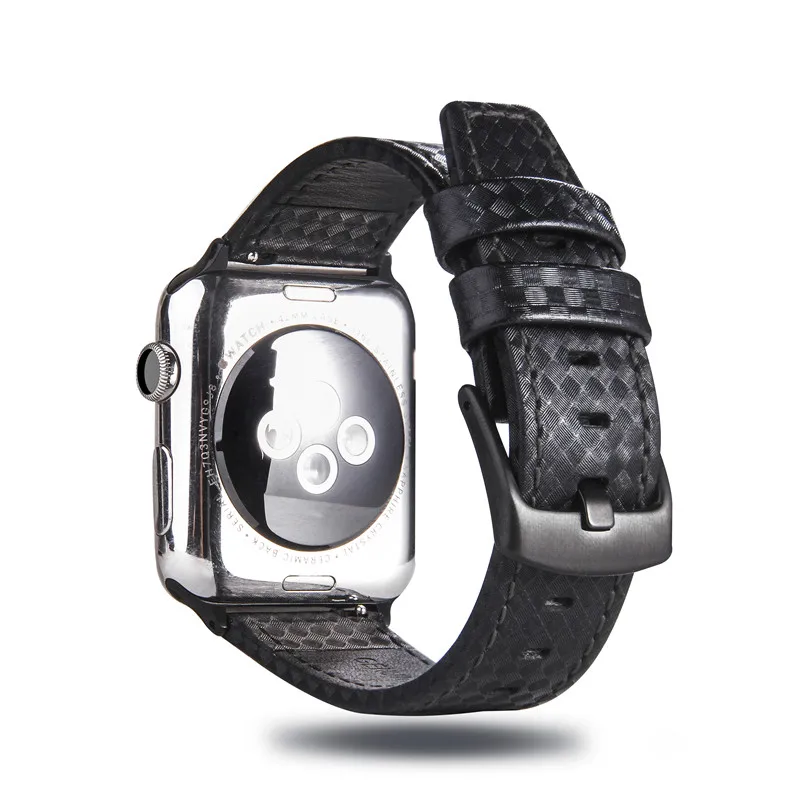Ремешок из натуральной кожи для Apple Watch Series 4/3/2/1 iWatch 38 мм 42 40 44 | Наручные часы