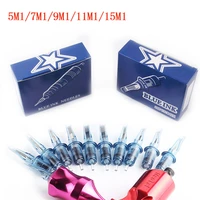 tattoo cartridge needles 10pcs 5791115m1 permanent makeup sterilized disposable body art for machine gun tattoo grips supply
