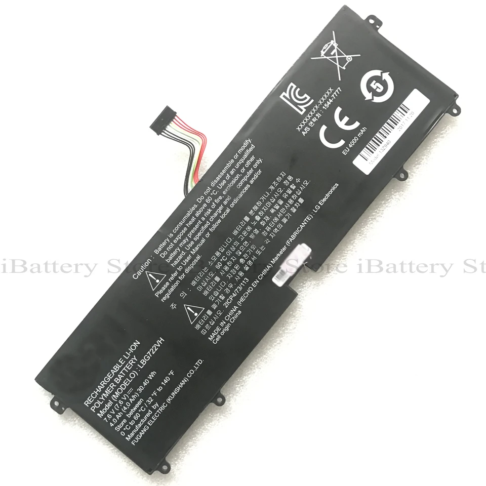 Оригинальный аккумулятор LBG722VH для LG 13Z940 13ZD940-GX58K 14Z950 14Z950-A EAC62718301 LBP7221E | Компьютеры