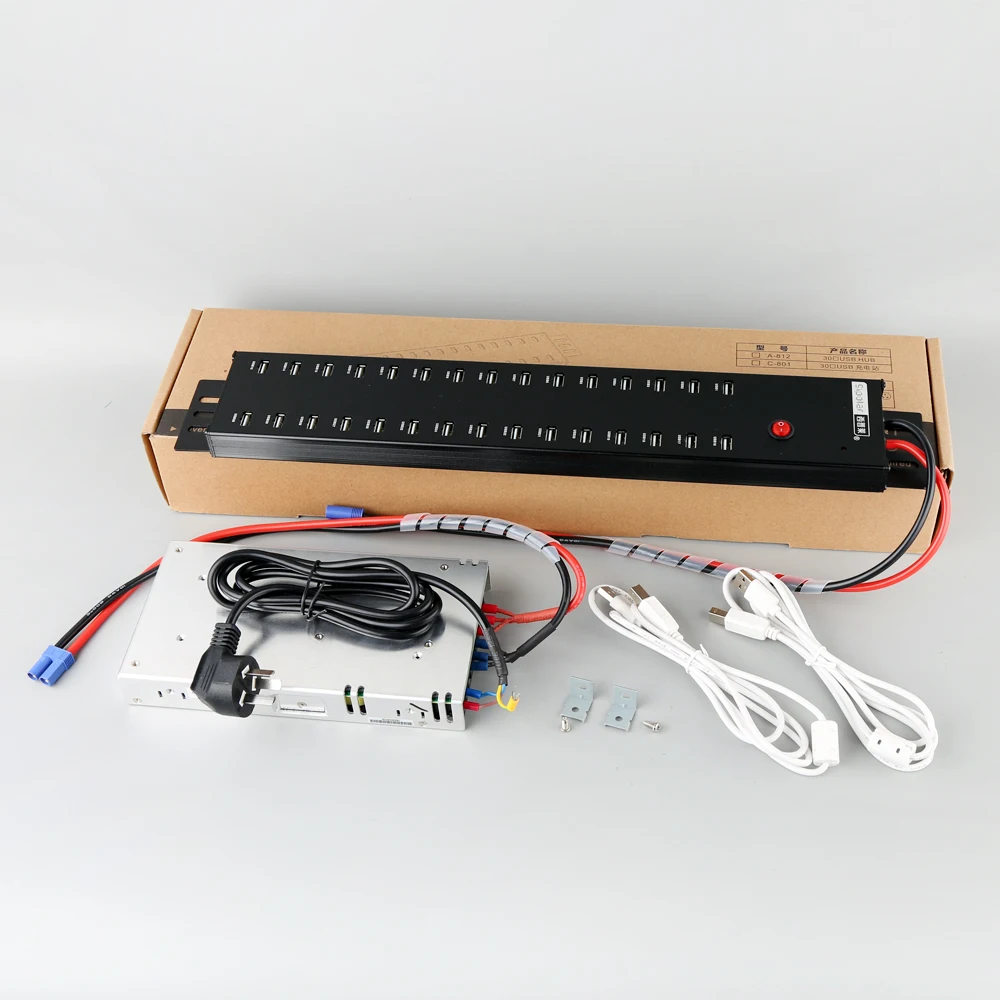 Sipolar A-812 30 портов металлический промышленный USB 2 0 зарядный концентратор зарядная