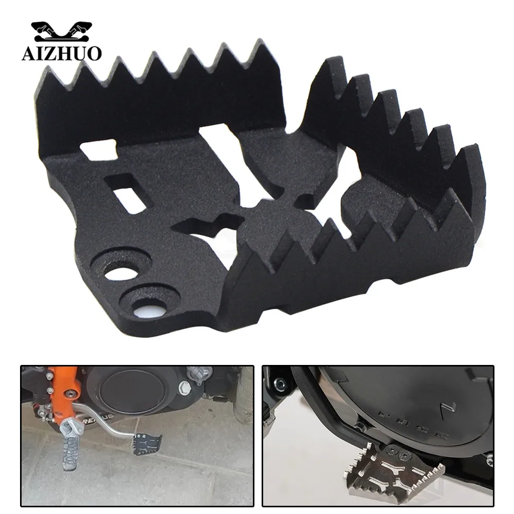

Для 990 приключение 990 Приключения R 2006-2013 2007 2008 2009 Аксессуары для мотоциклов сзади педаль тормоза рычаг шаг пластины увеличить
