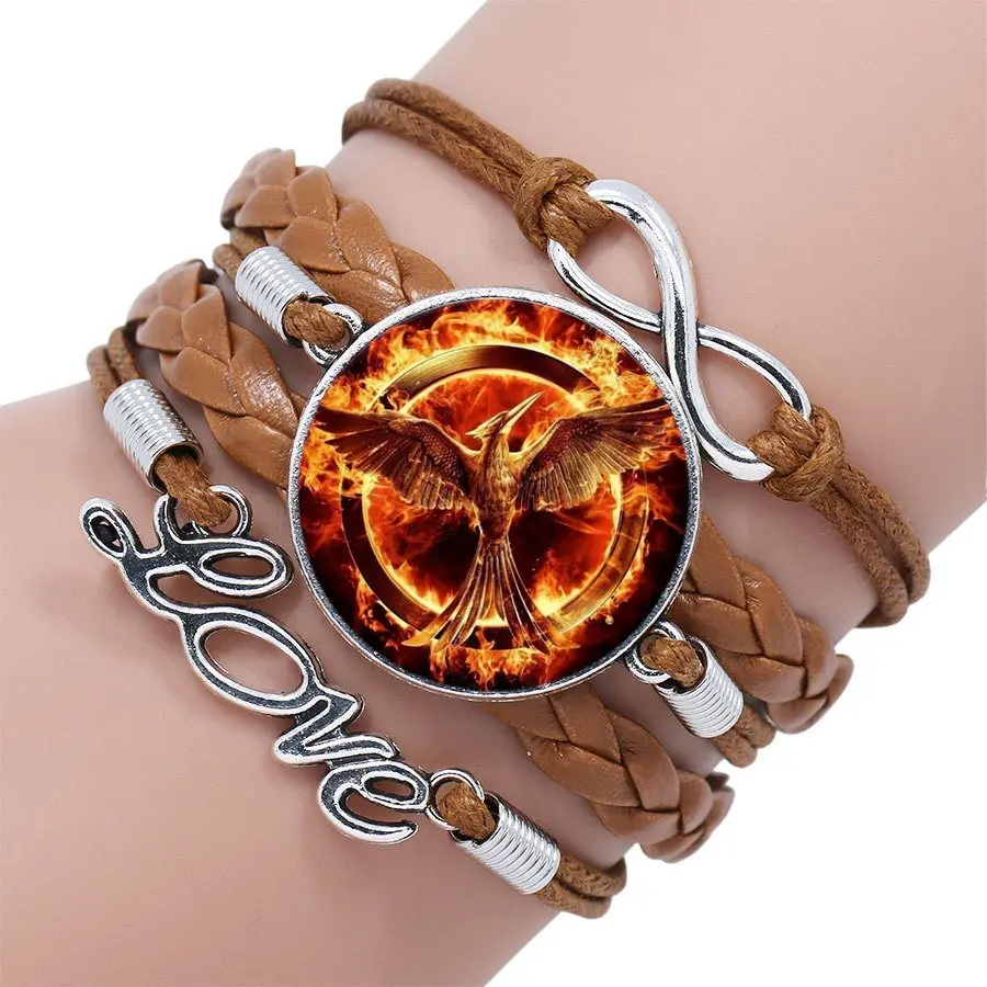 Традиционная птица винтажные позолоченные серьги Многослойные