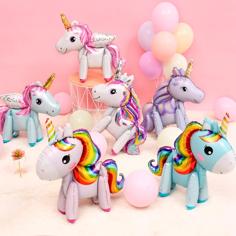 

1pc Baby Shower Unicorn Party Supplies Birthday Party Decorations Adult Happy Birthday Balloon Birthday Party Decorations Kids