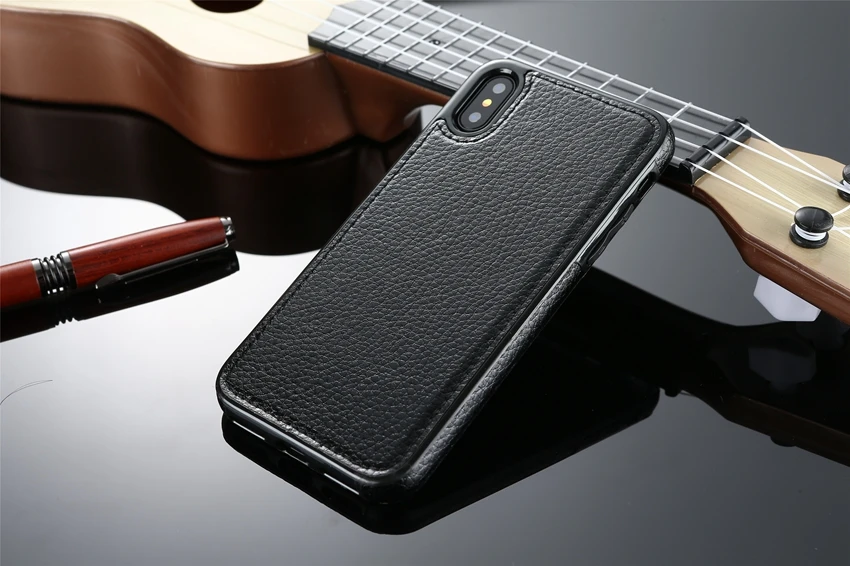 Кожаный чехол HOTR в винтажном стиле для iphone X, чехол из искусственной кожи с магнитной абсорбцией, задняя крышка для iphone 9, 8, 7, 6, 6S Plus, 5, XS, XR, XS Max