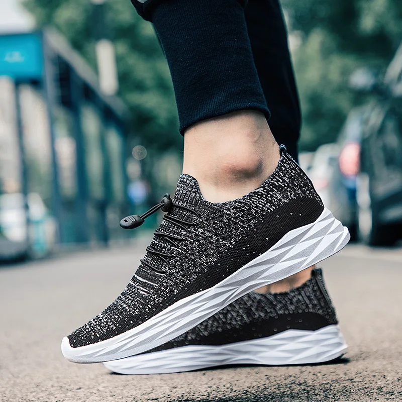 Onke Breathable Summer Sneakers for Men Slip On Walking Shoes Outdoor SportS Running Footwear Lightweight Jogging Athletic | Спорт и