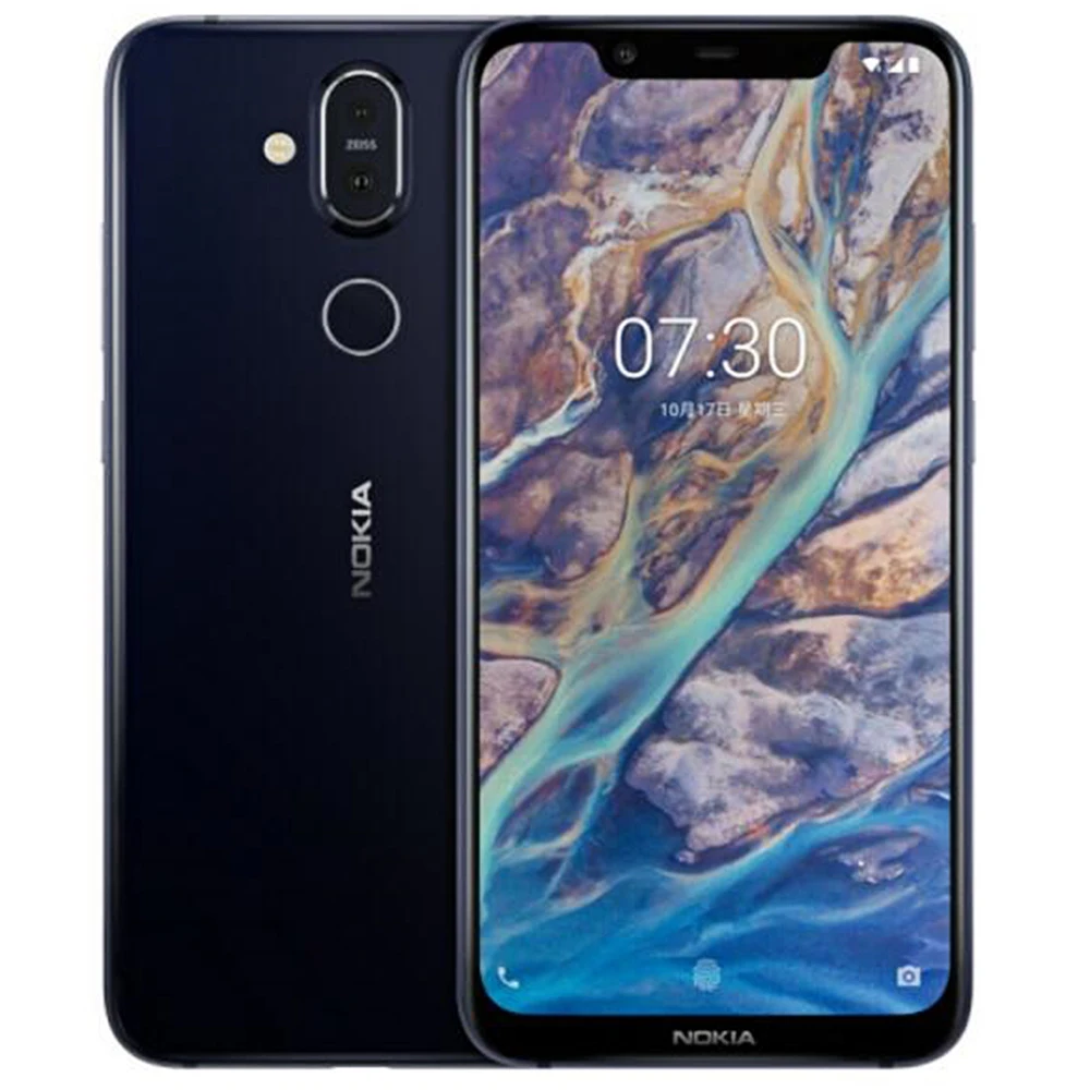 Nokia X7 4G мобильный телефон 6 18 дюймов Android 8 1 Oreo Snapdragon 710 Восьмиядерный 2 ГГц ГБ ОЗУ 128