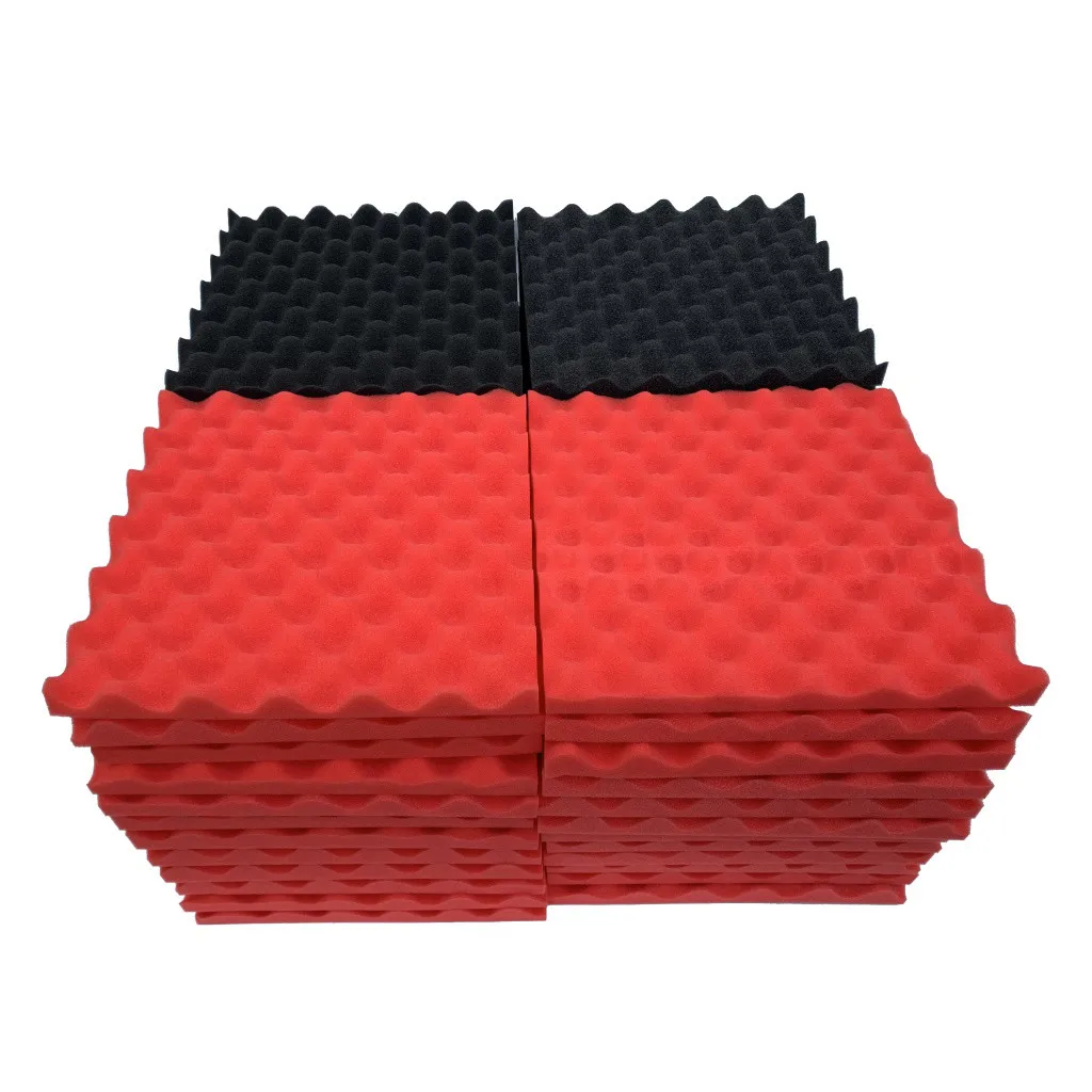 48 шт. акустическая поролоновая панель губка для поглощения звука Наборы