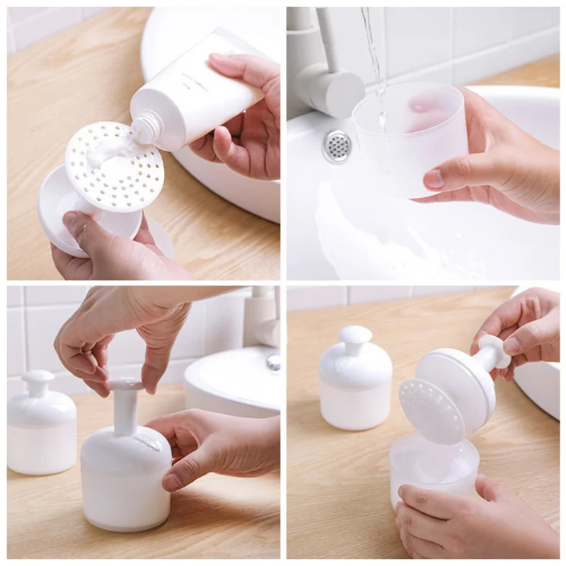 Facial Cleanser Storage Bottle Foam Foamer Bubbler Jar Presser Portable Home Cosmetic cleanser Container Supplies | Дом и сад