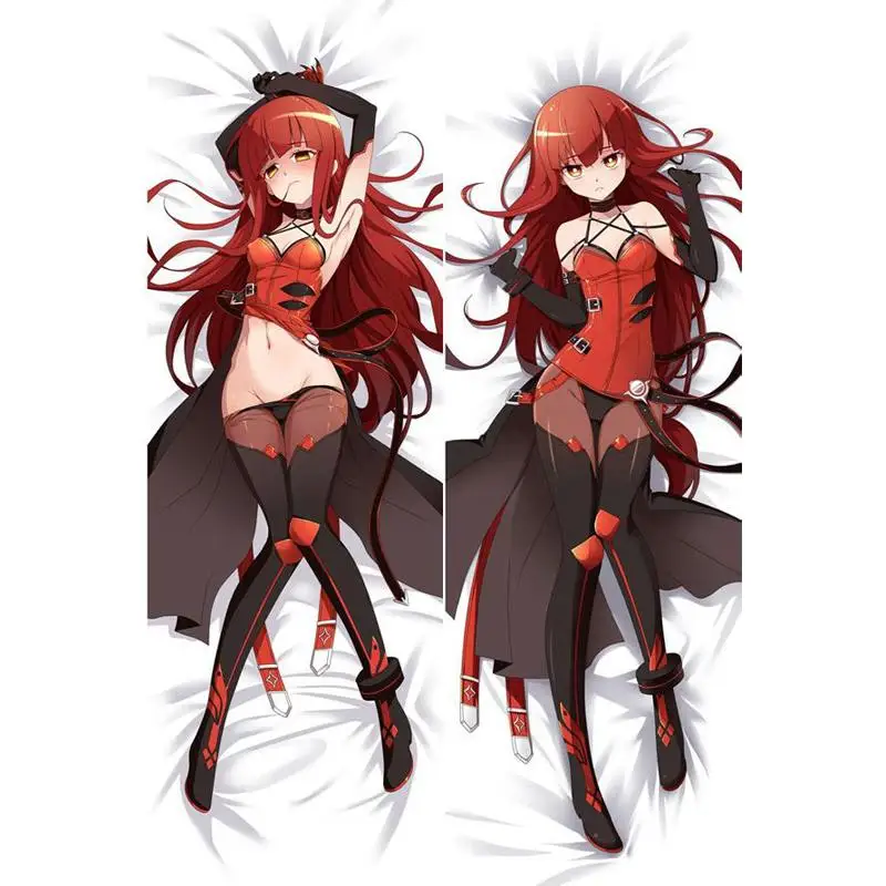 3D двухсторонняя Аниме игра ELSWORD Elesis малиновый AvengerThrow отаку дакимакура подарки