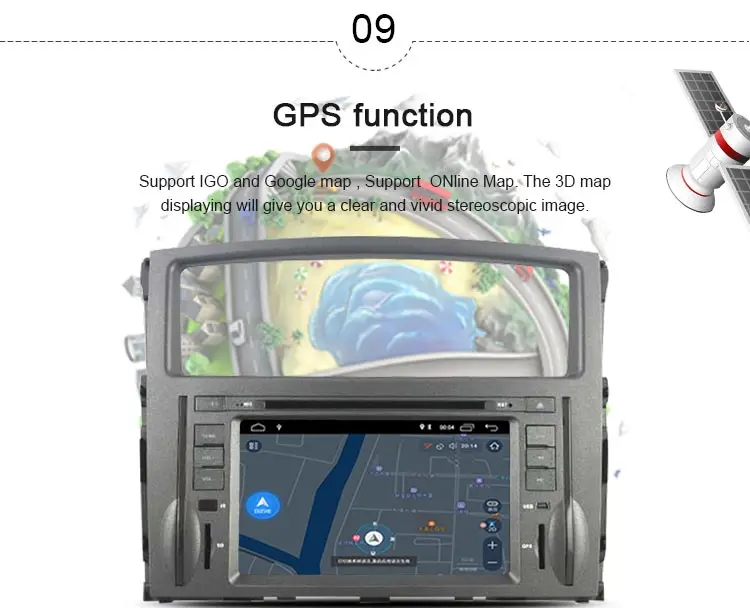 JDASTON Android 10,0 автомобильный dvd-плеер для Mitsubishi Pajero V97 V93 2006-2011 Мультимедиа gps навигация 2 Din автомагнитола ips стерео