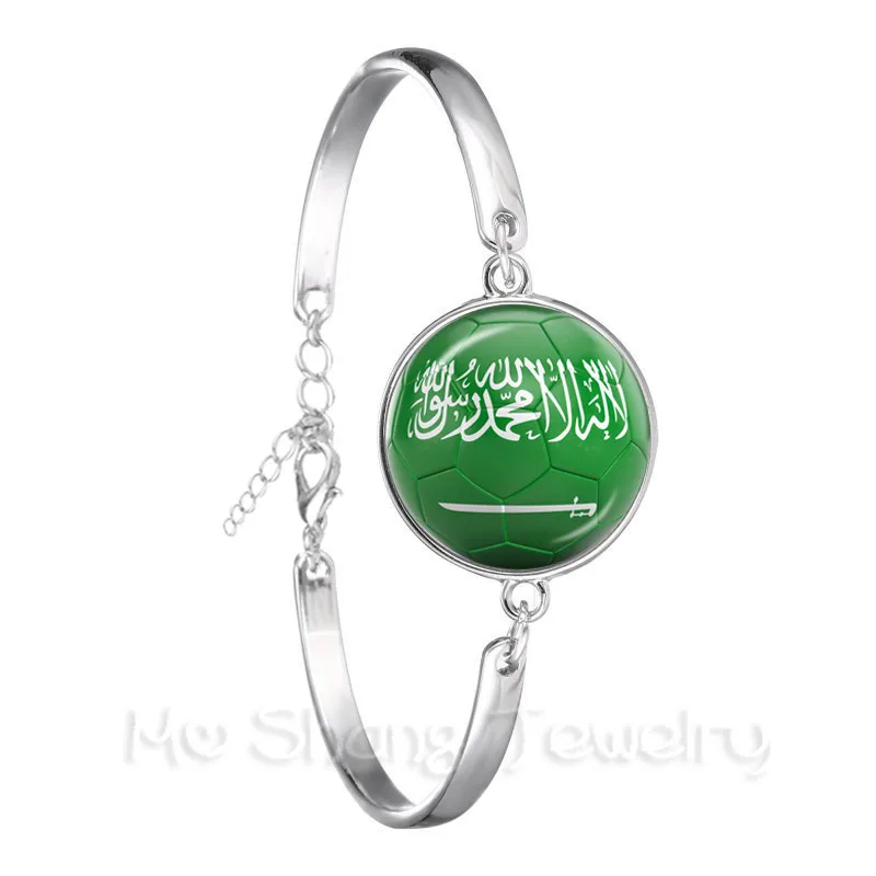 Trendy Football Bracelet 2018 World Cups National Flag Switzerland Sweden Japan Portugal Nigeria Soccer Souvenirs | Украшения и
