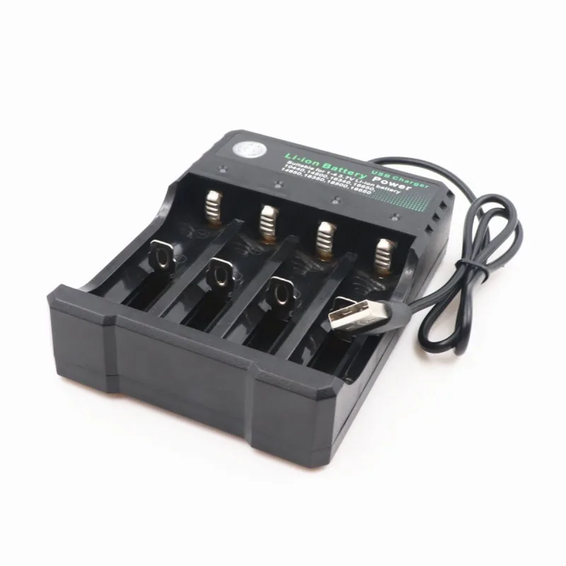 04u 3,7 v 18650 зарядное устройство литий-ионный аккумулятор Usb независимая зарядка портативная электронная сигарета 18350 16340 14500 зарядное устройство - Цвет: 04u