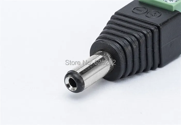 Штекерный разъем постоянного тока для камер видеонаблюдения положительные и