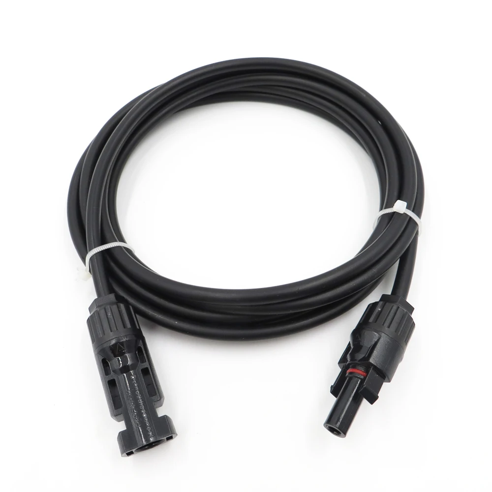 2.5mm2 14AWG 3ft 6ft 9ft 15ft 30ft MC4 разъем подключения филиал черный параллельно серии