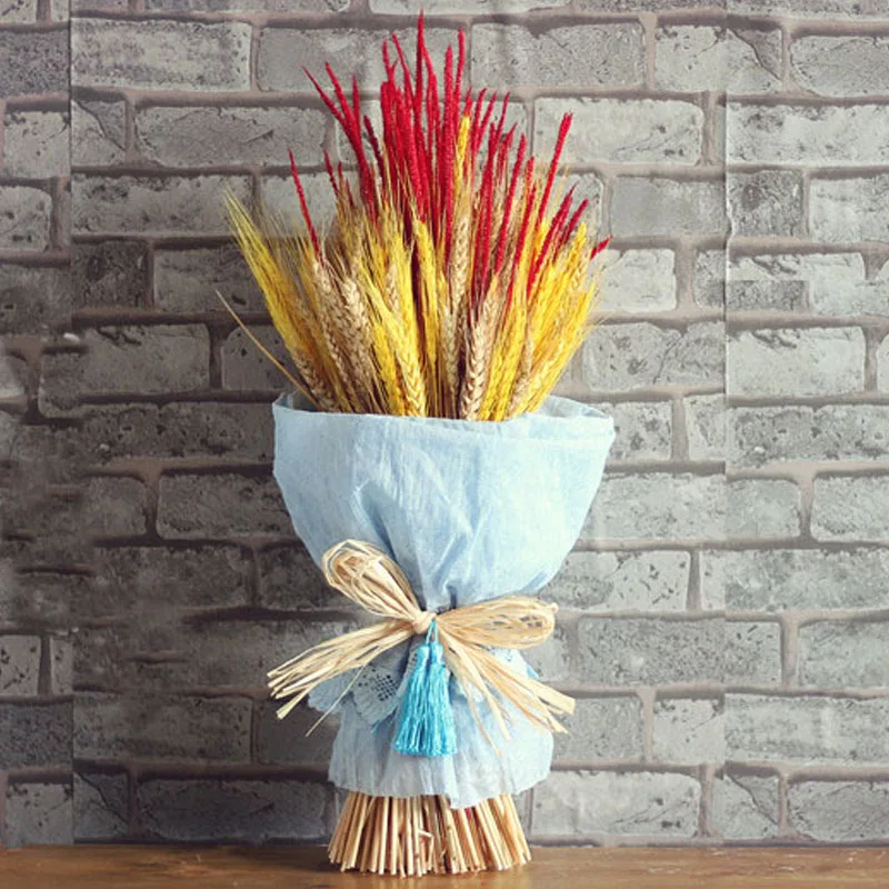 Букет из одного ячменного цветка натуральное сухое растение праздничное