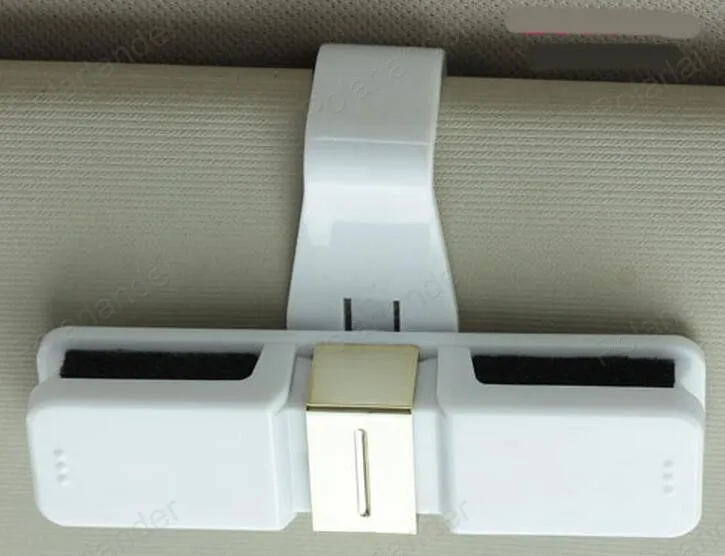 Очки для глаз держатель карточек черный белый автомобильный солнцезащитный