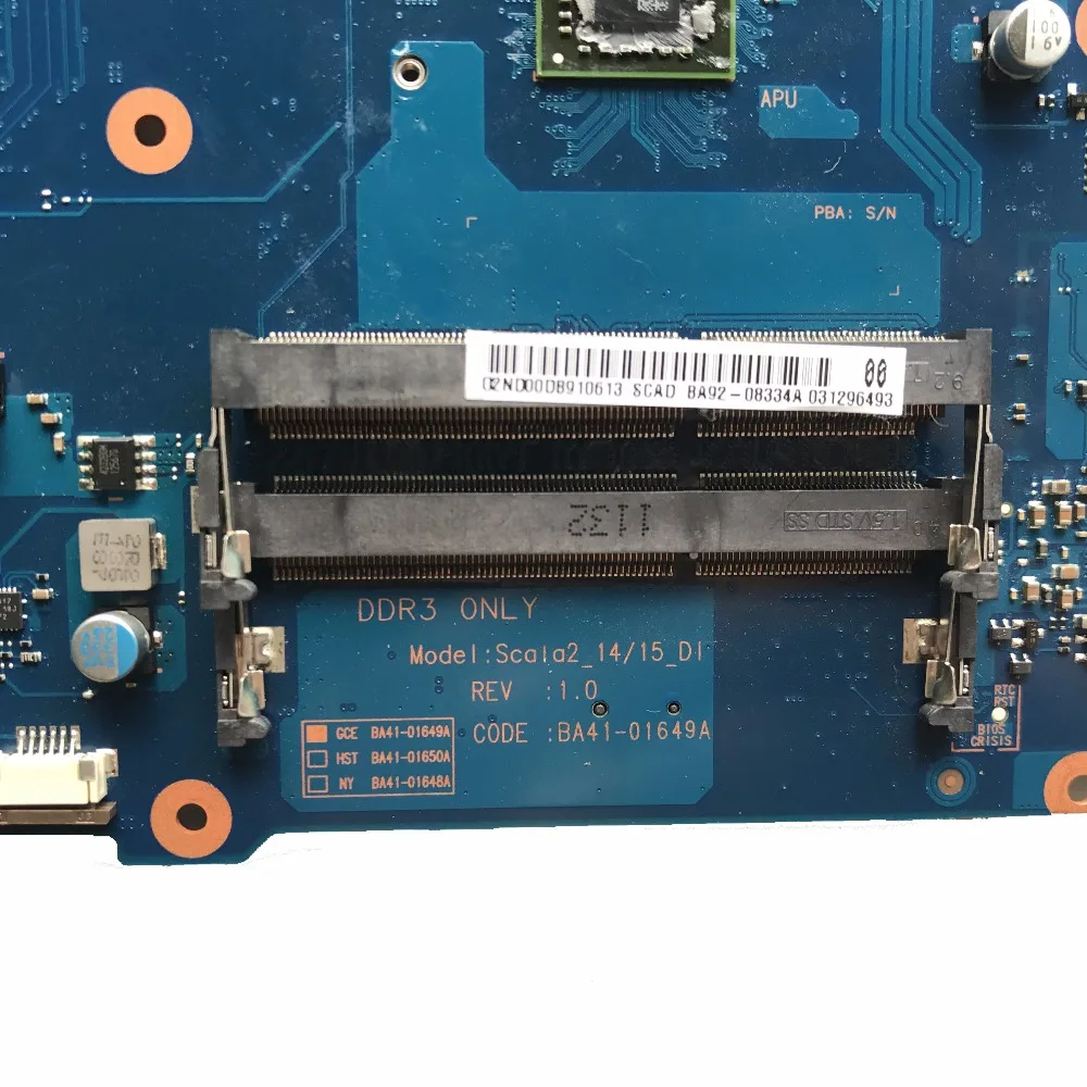 SZWXZY отлично подходит для Samsung RV515 материнская плата портативного компьютера с E350