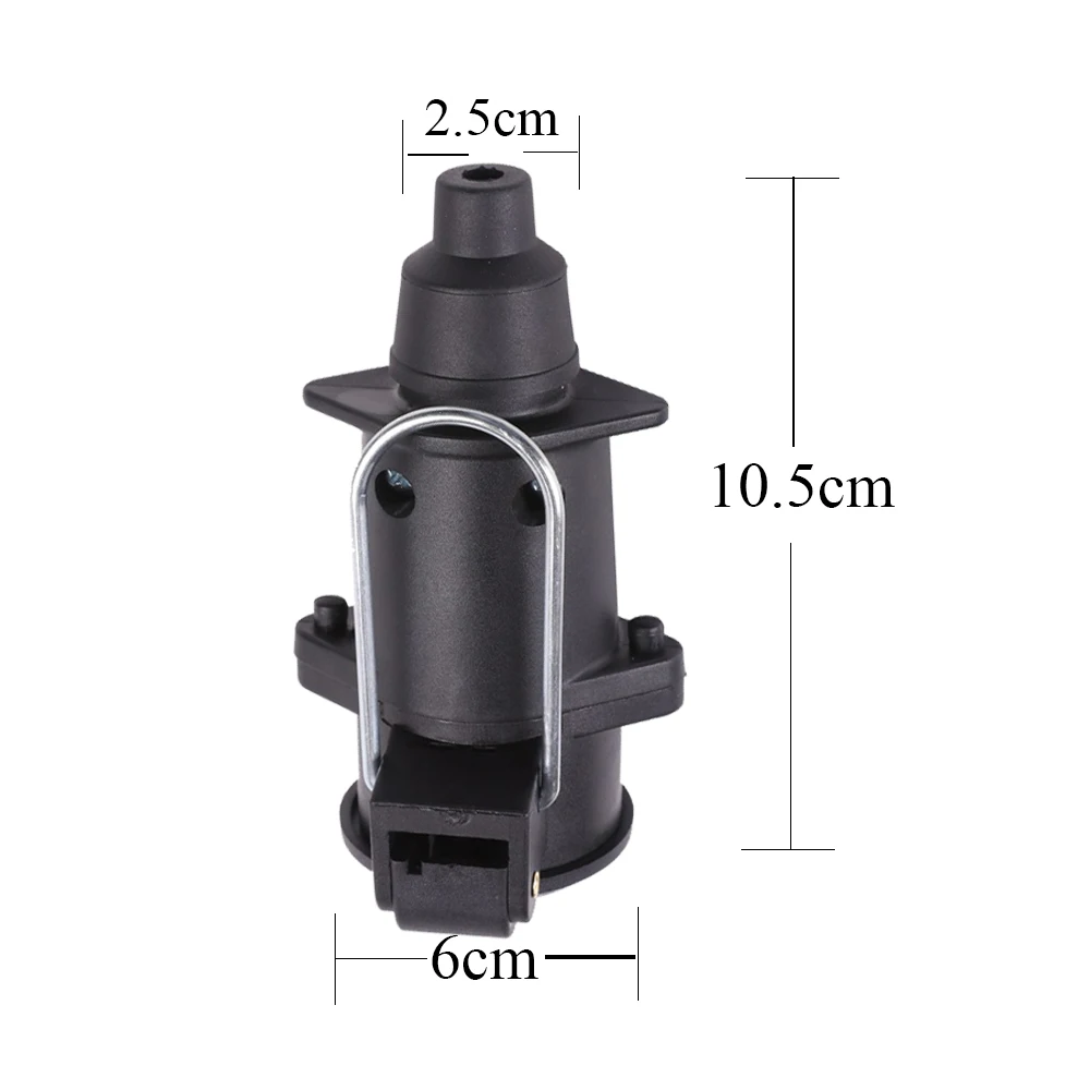 12 В пластиковый прицеп штекер гнездо 7 Pin RV разъем проводки буксировочный N Тип