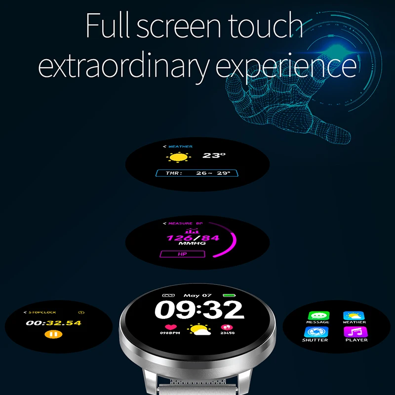 Focusmart 2019 новые умные часы CF68 с напоминанием многоязычные библиотеки слов