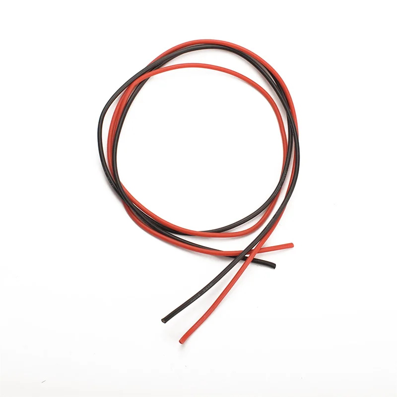 Sunnylife 1 meter Silicon Wire 14 AWG High Voltage Red Black Heatproof Soft Silicone Silica Gel Cable | Электроника