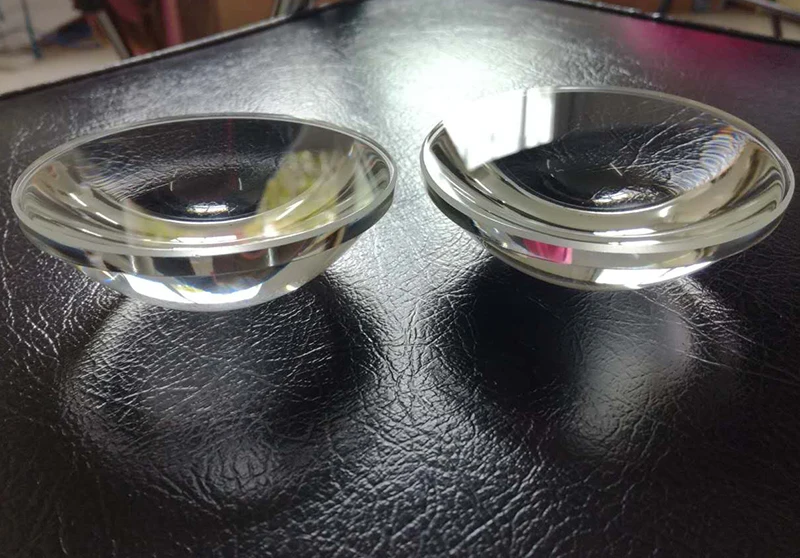 2 шт. 100 мм диаметр оптики фокусное расстояние 180 LED оптическая Плано Выпуклые