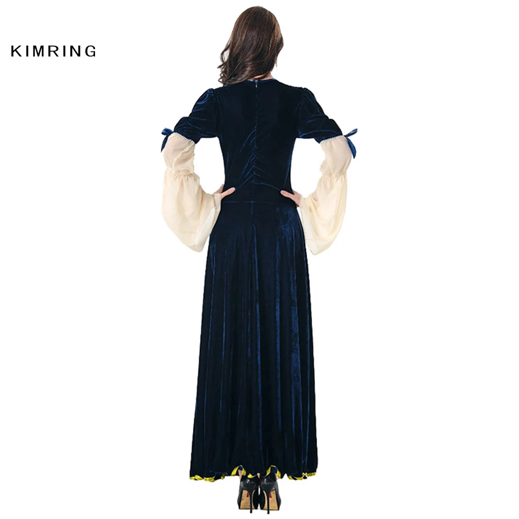 Средневековый Костюм Kimring для женщин костюмы косплея на Хэллоуин викторианское