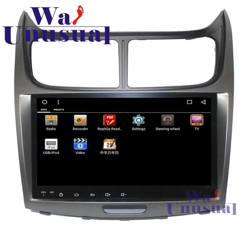 Wanuary 9 &quotчетырехъядерный 32G 2G RAM Android 6 0 Автомобильный радиоплеер для Chevrolet Sail 2010 2011