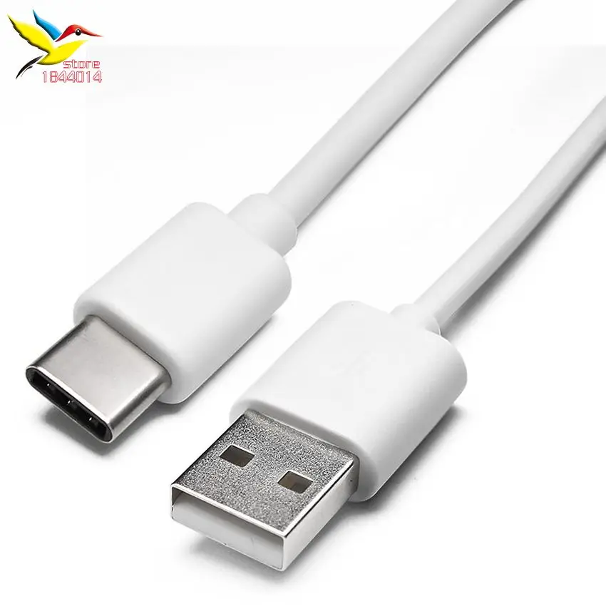 100 шт. 1 м 2 3 длинный белый Type-C Тип C USB кабель для синхронизации данных и зарядки