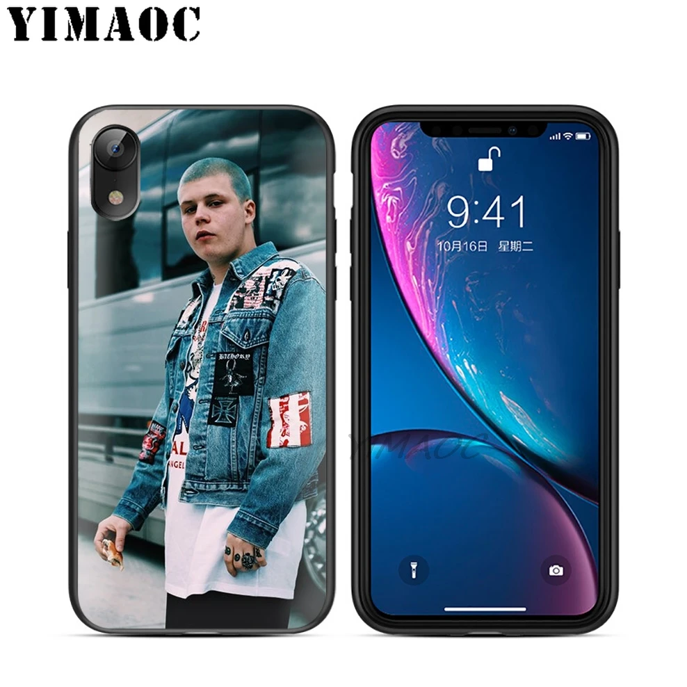 YIMAOC yung lean Rapper Мягкий ТПУ Черный силиконовый чехол для iPhone X или 10 8 7 6S Plus 5 5S SE Xr Xs Max |