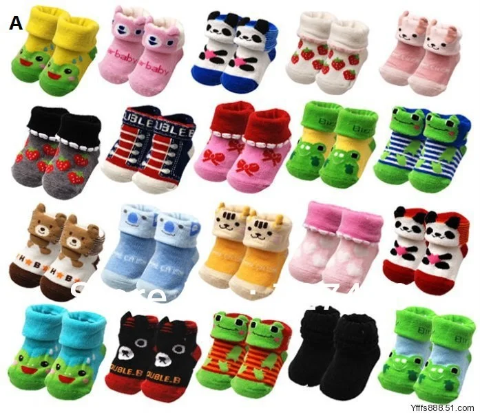 2017  Newborn training  The new Unisex Baby Kids Toddler socks The baby boat socks Girl Boy Anti-slip Socks    YFF