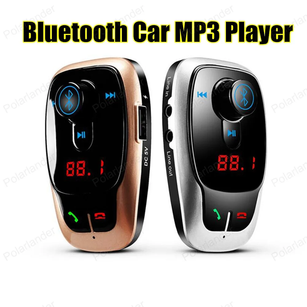 Универсальный беспроводной Bluetooth Hands free автомобильный комплект fm-передатчик