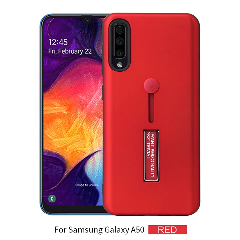 Для samsung Galaxy A50 SM A505F A30 чехол противоударный ТПУ Мягкий Силиконовые Кольца Hybrid PC