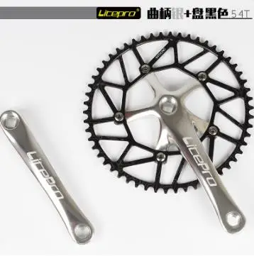 Litepro дорожный складной велосипед с ЧПУ одной цепью передняя Звездочка шатун