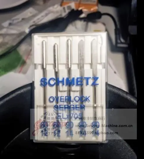 Singer ELx705/1x5 Nadeln#80/12 1x5 Nadeln#90/14 needle Schmetz оверлок/коверстик для BabyLock, Gritzner, Pfaff, elna